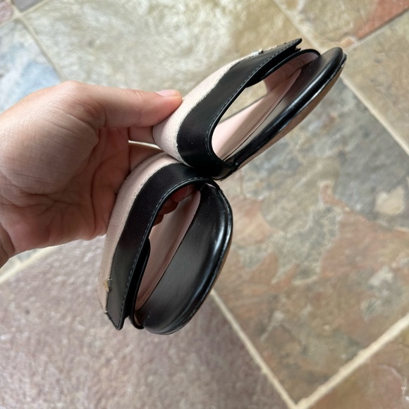Kate Spade Black Leather Cafe Slide Sandals 6.5 - Picture 4 of 8
